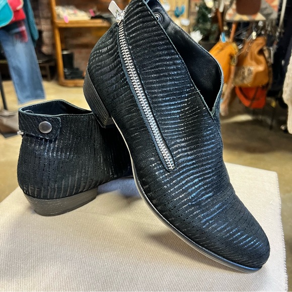 Lafayette Made in Italy Women’s Leather Bootie Boots Black sz 38 - Picture 5 of 13